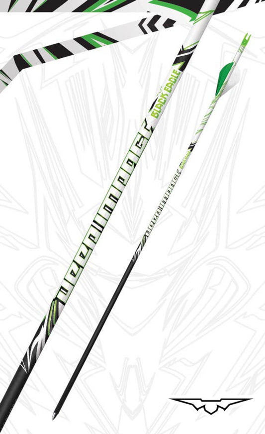 Deep Impact Crested Fletched Arrows - 6 Pack